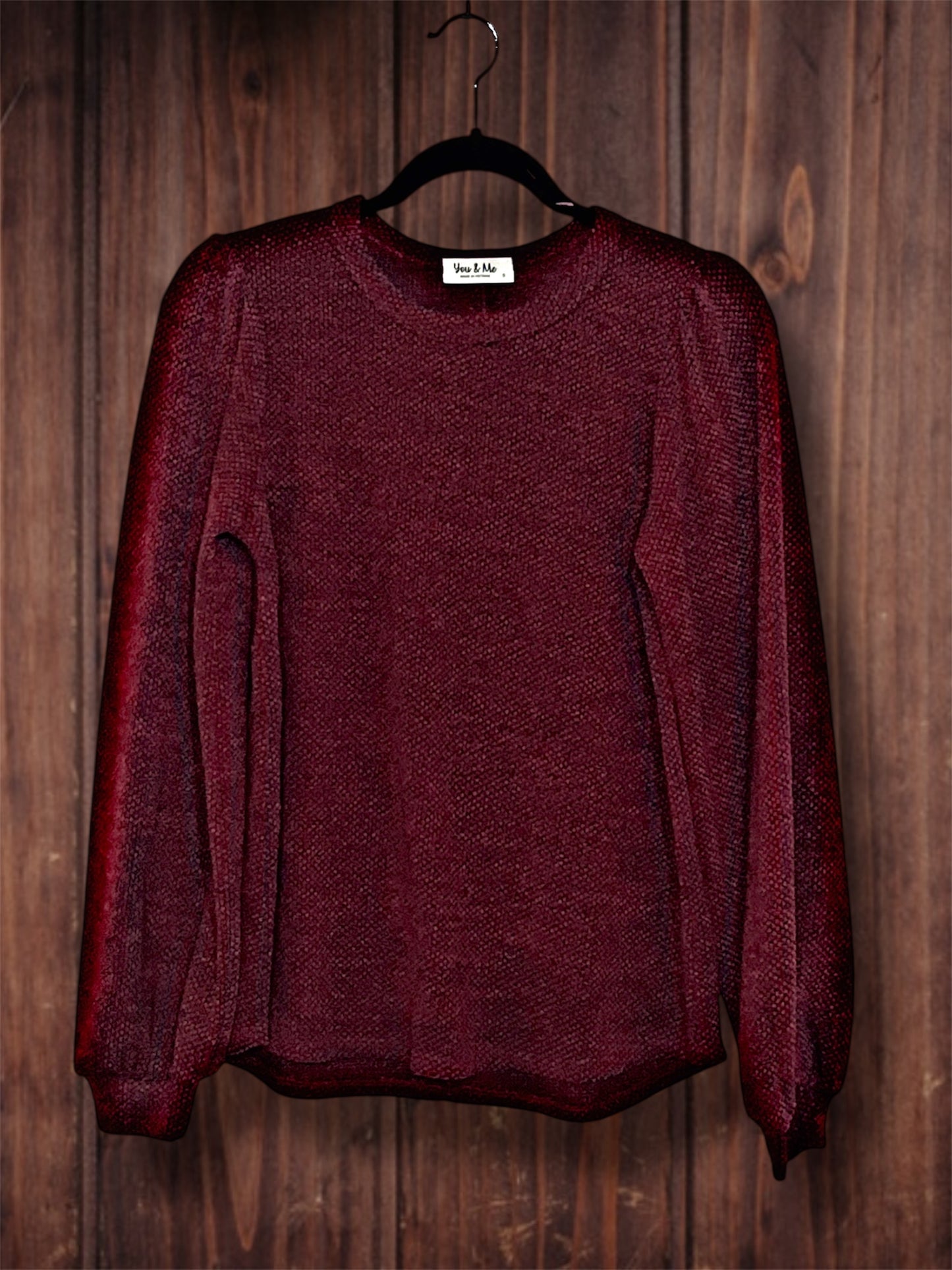 Dark Burgundy Sweater
