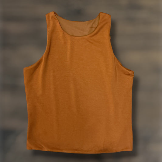Cloud Basic Tank Top - Saddle