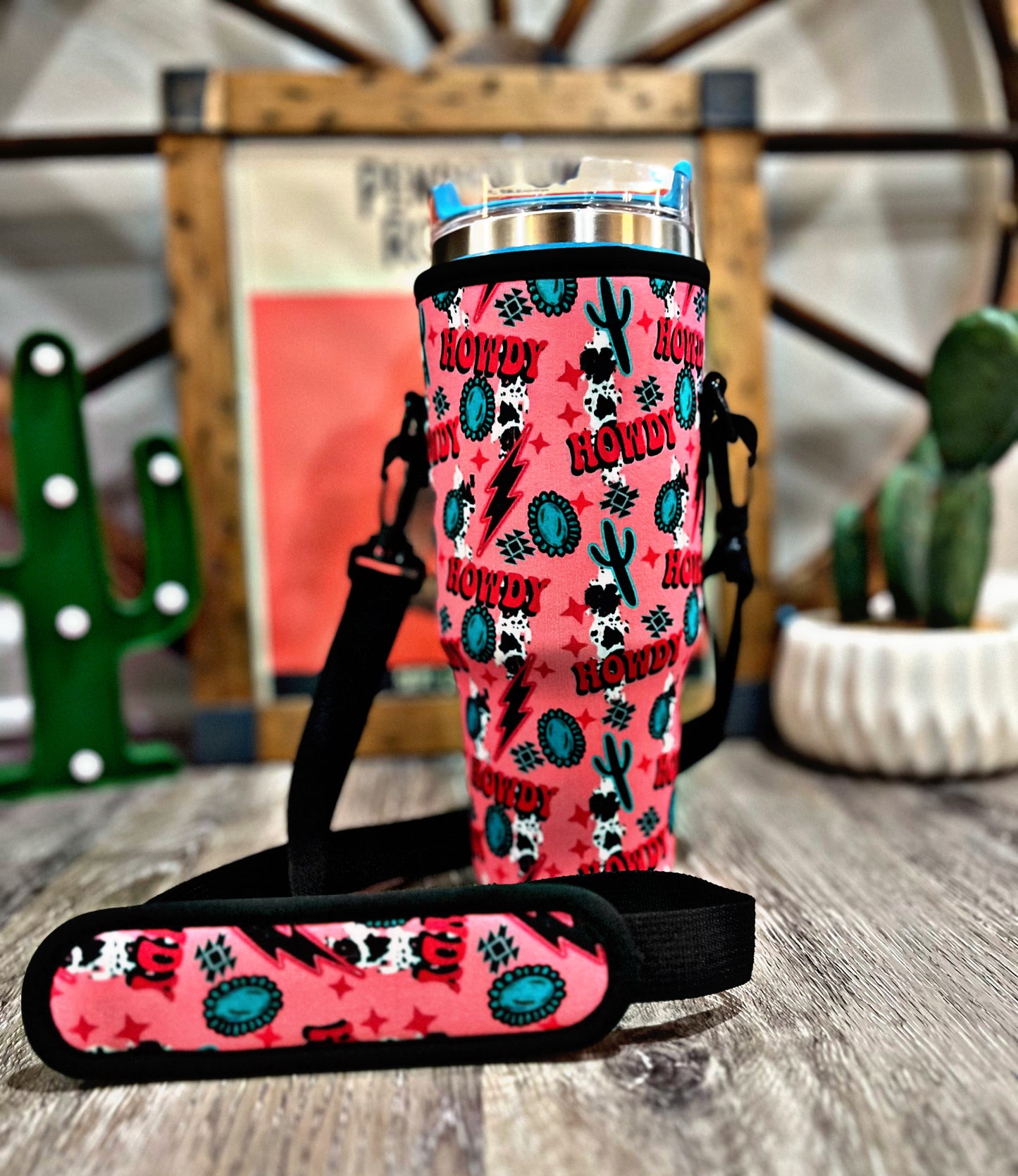 Western Print 40 oz Tumbler Carriers