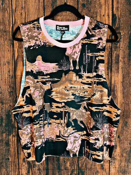 Tizzy Tank with Desert Scene