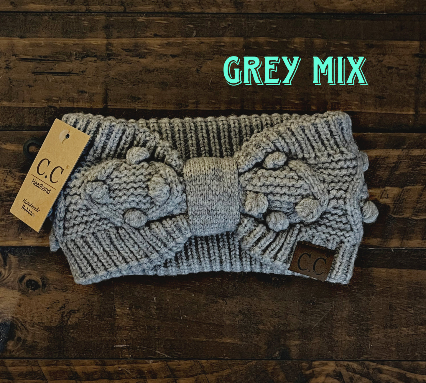 C.C Bobble Knit Headbands