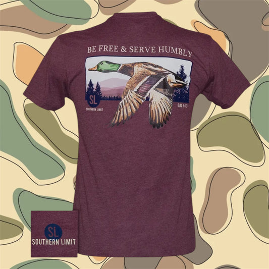 Men’s Maroon Duck T-Shirt