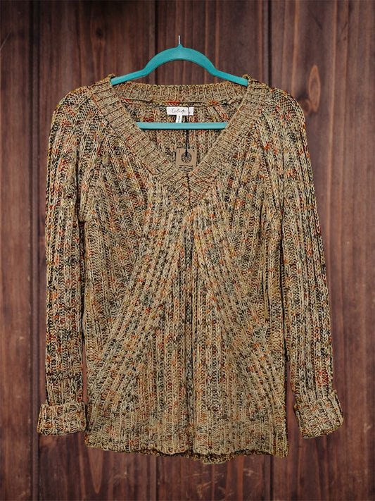 Taupe/Multicolored Sweater