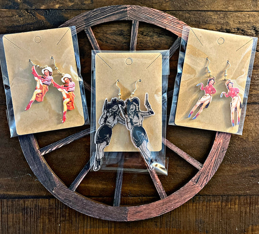 Vintage Cowgirl Earrings