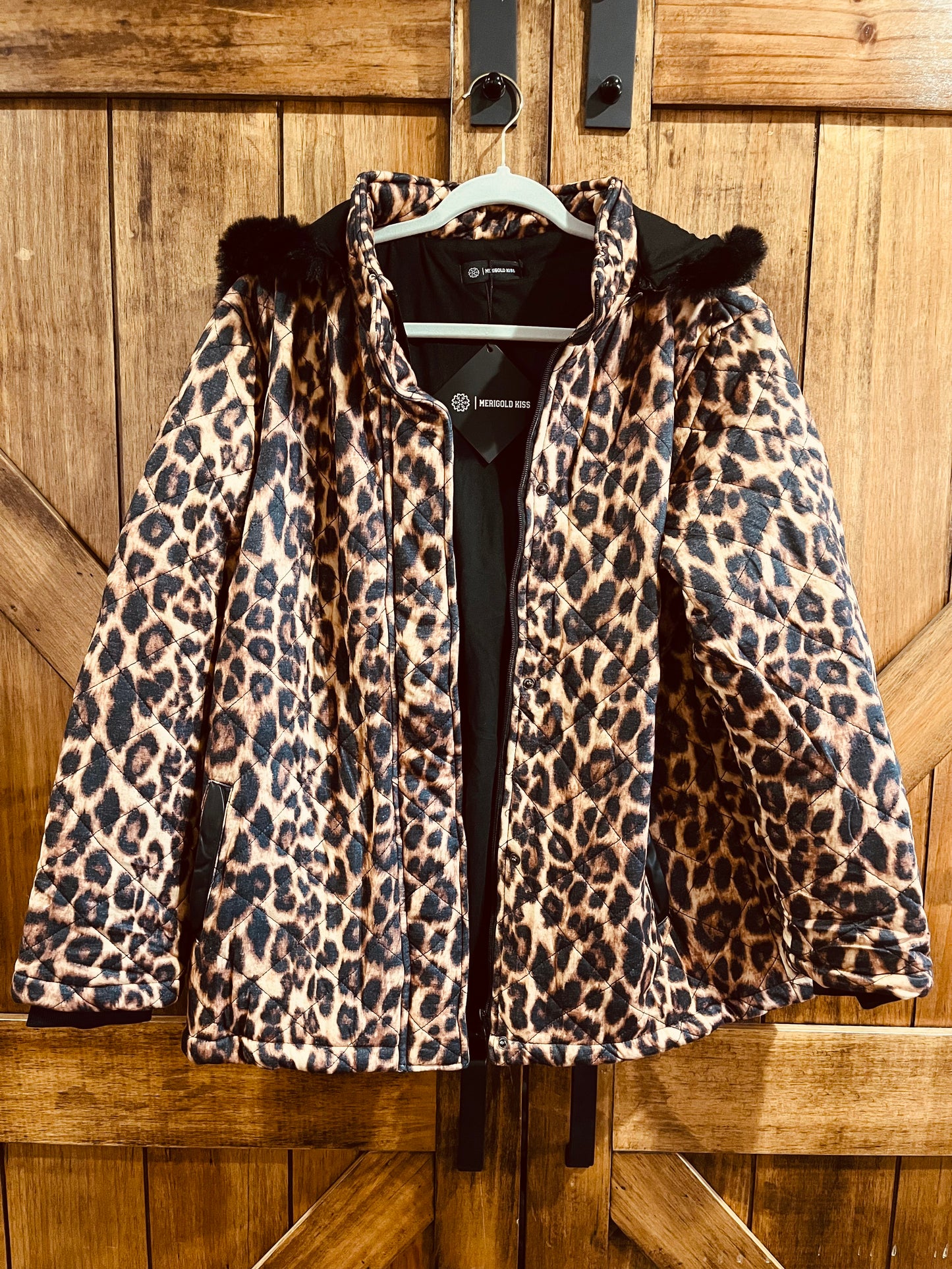 Leopard Print Coat