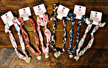 Scarf Necklaces with Charm