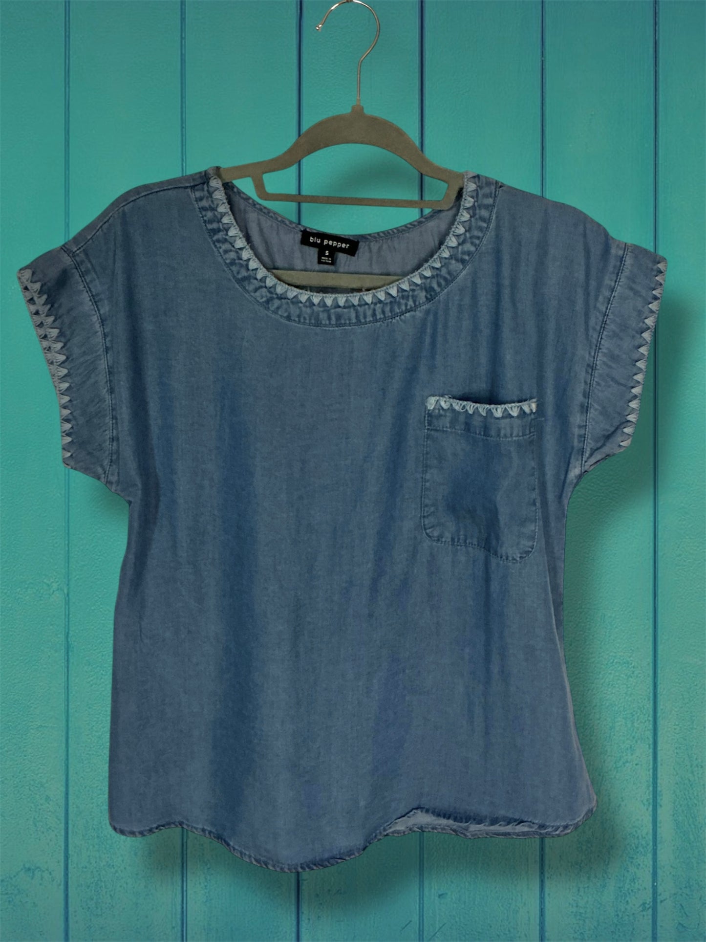 Chambray Top
