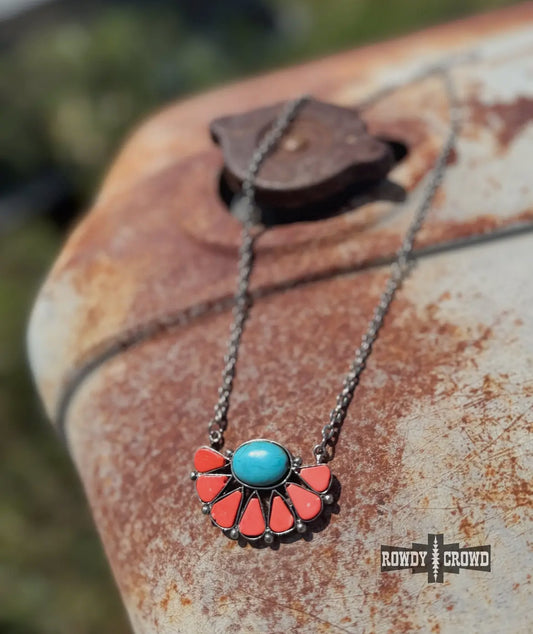 Coral/Turquoise Necklace