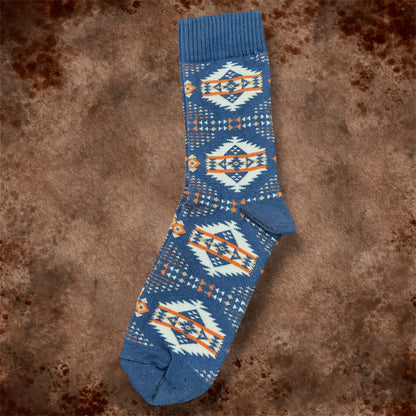 Western Print Socks