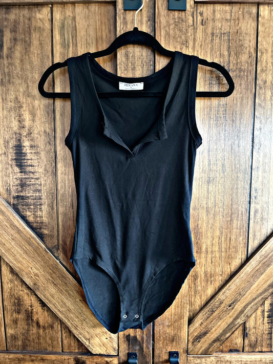 Black Zenana Bodysuit