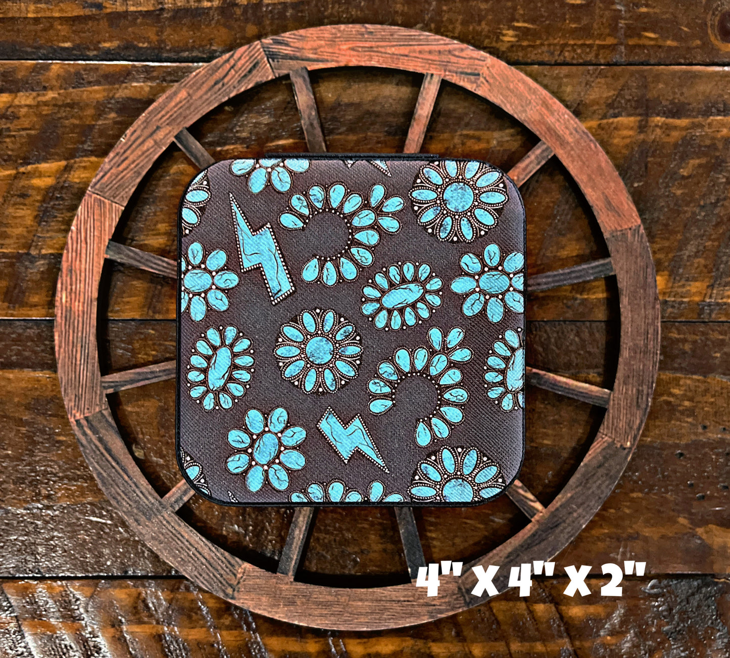 Western Print Small Jewelry Boxes