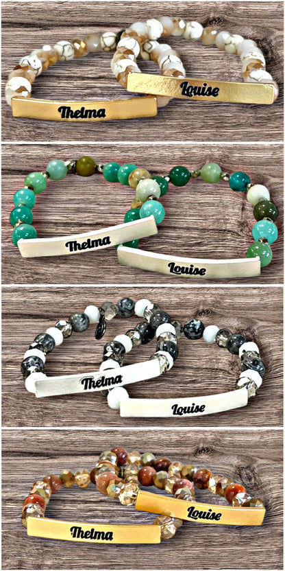 Thelma and Louise Matching Bracelets