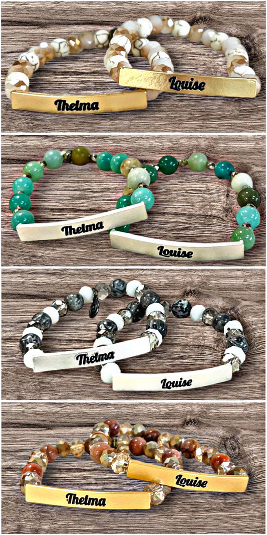Thelma and Louise Matching Bracelets