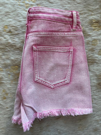 Pink Rhinestone Shorts