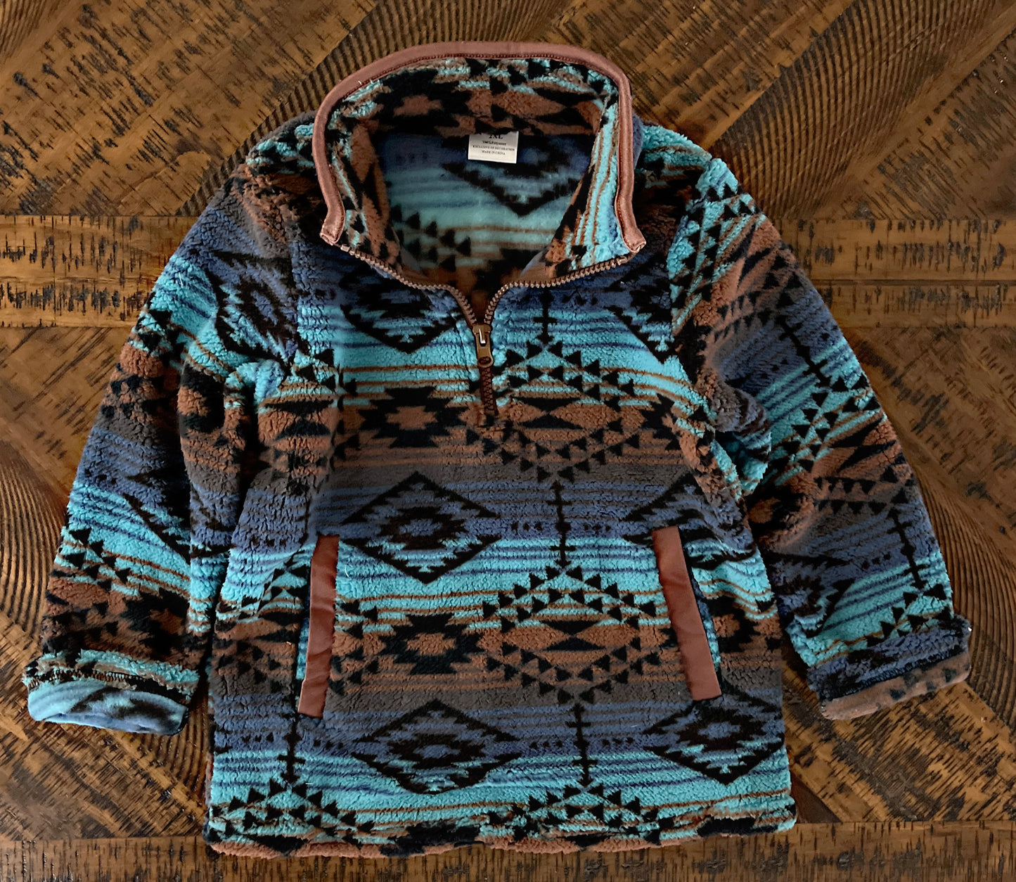 Kids Aztec Pullover