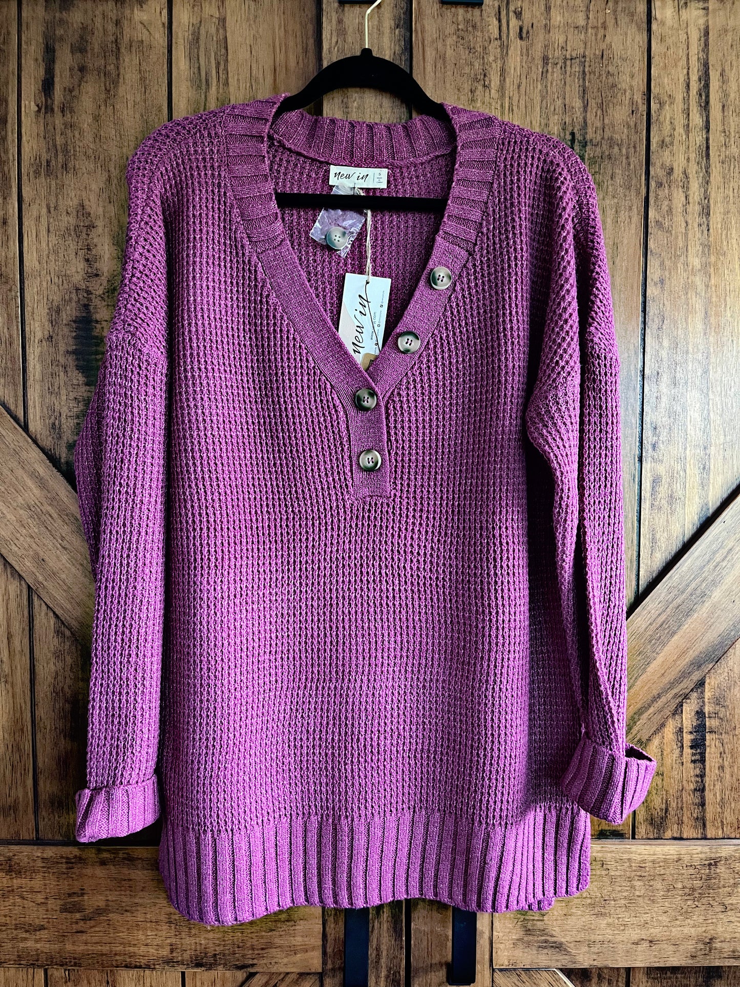 Oversized Purple Sweater