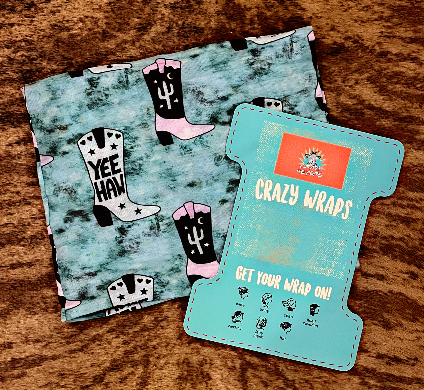 Western Print Crazy Wraps