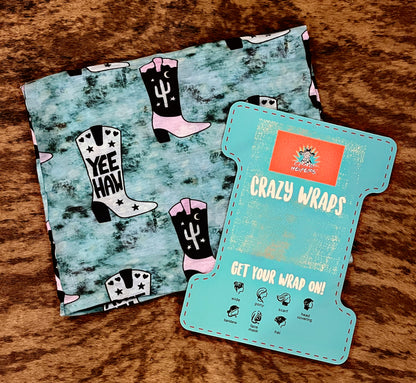 Western Print Crazy Wraps