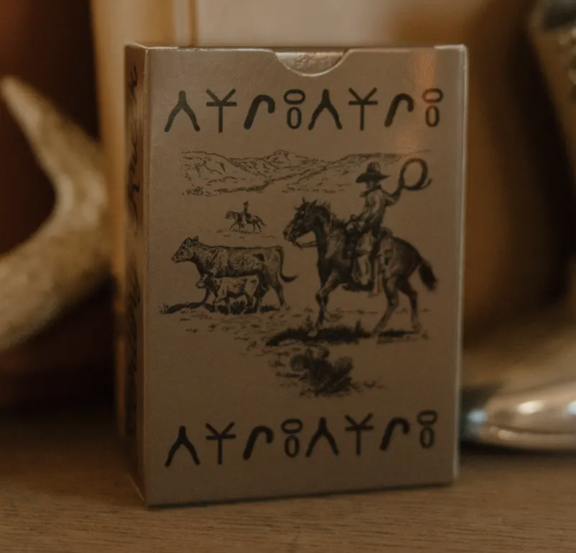 Western Print Playing Cards