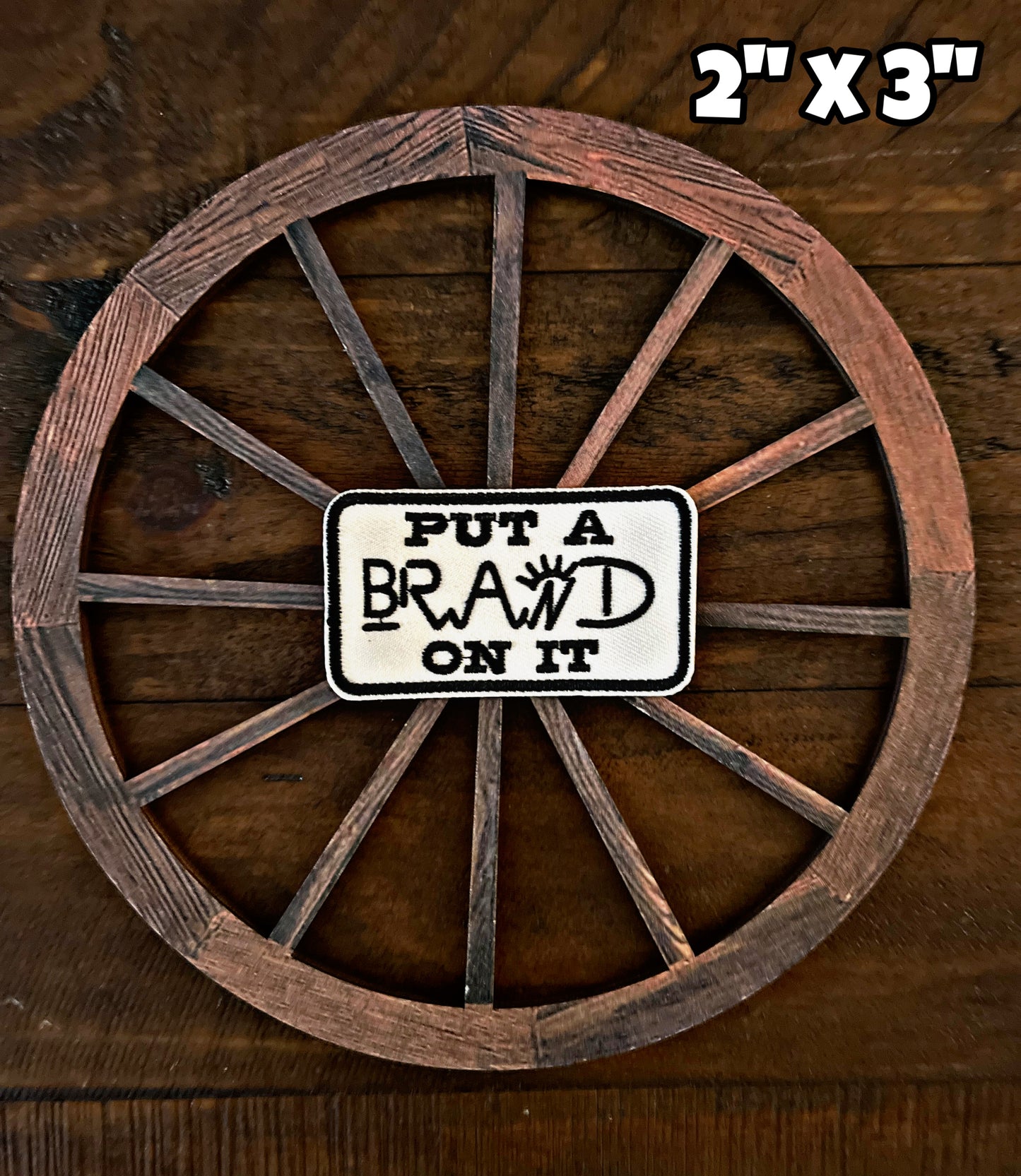 Western Themed Iron On Patches