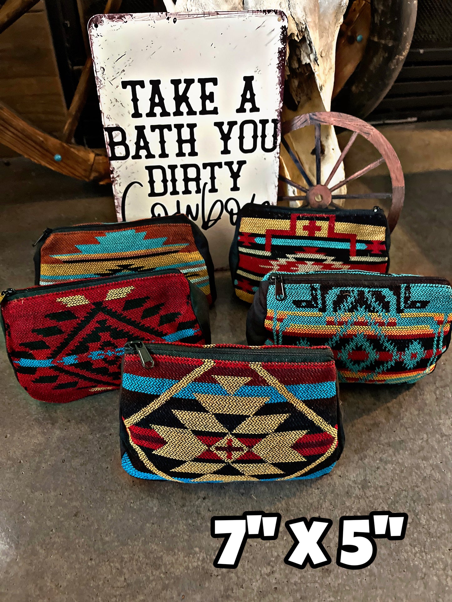 Southwest Print Makeup Bag