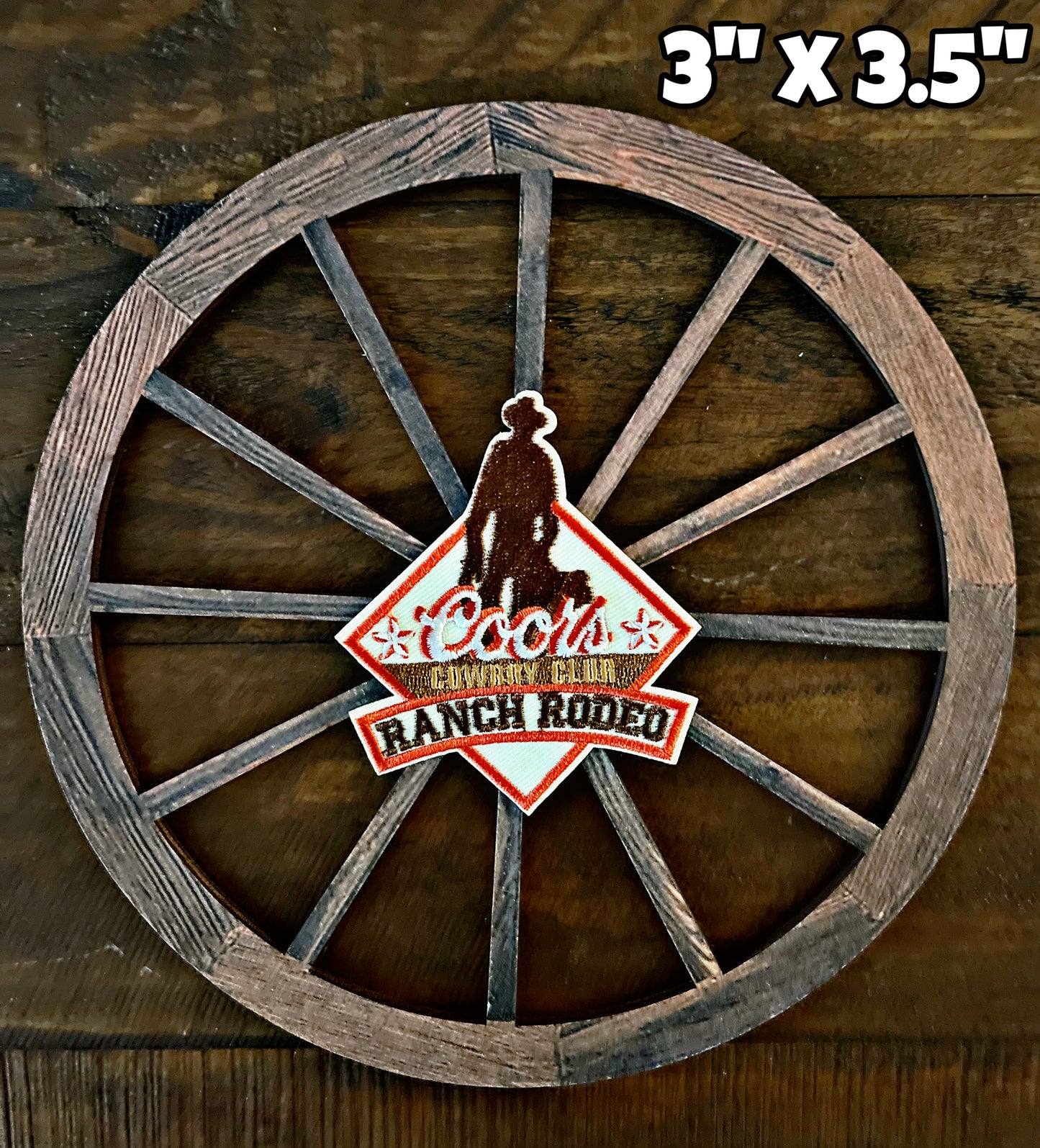 Western Themed Iron On Patches