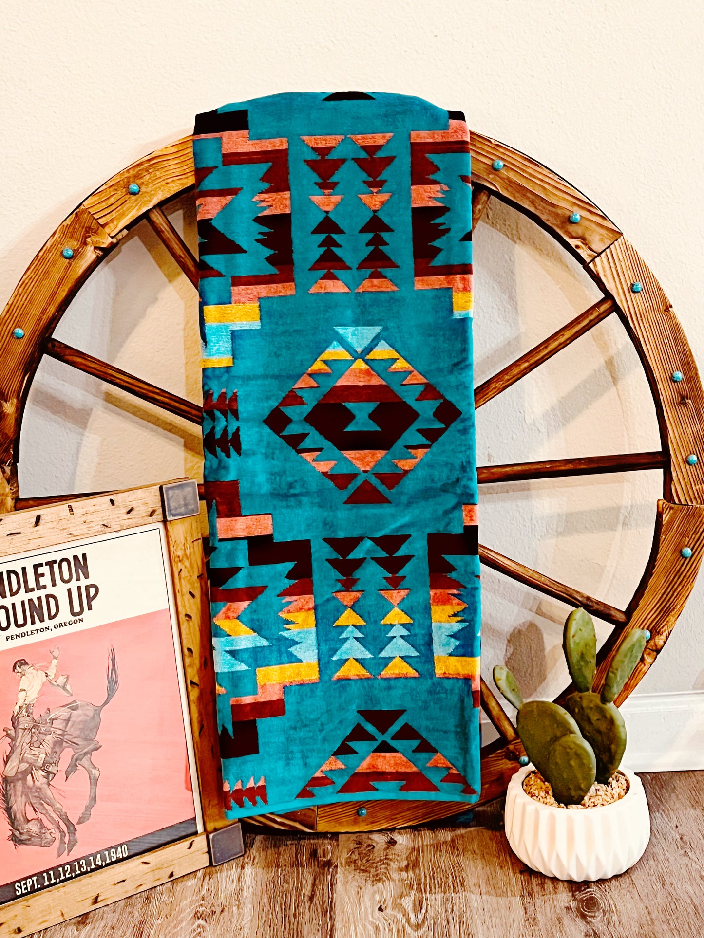 100% Cotton Southwest Print Towels