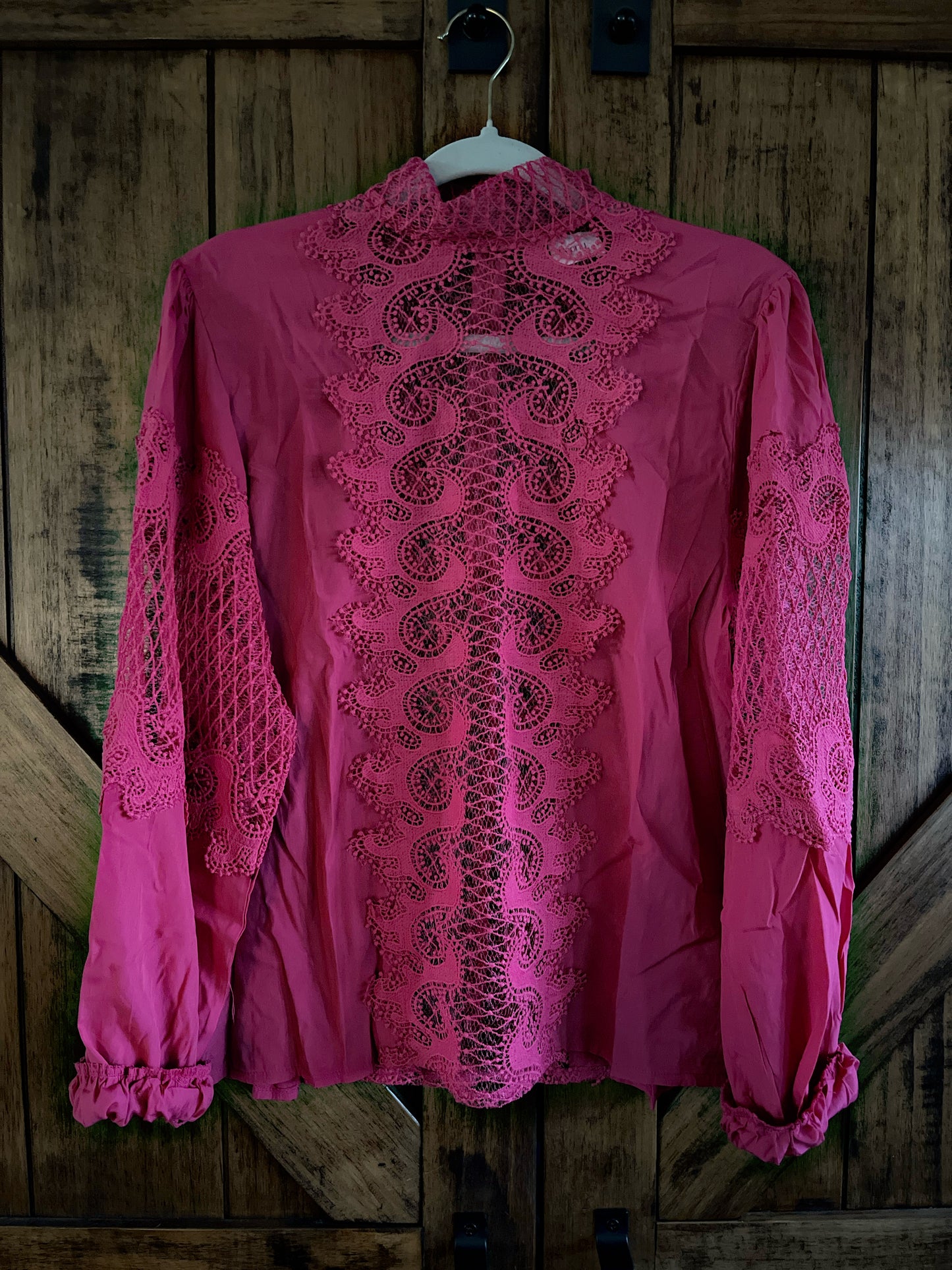 Pink Lace Top