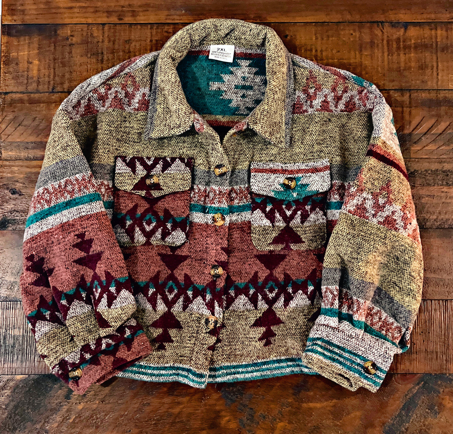 Kiddos Aztec Shacket