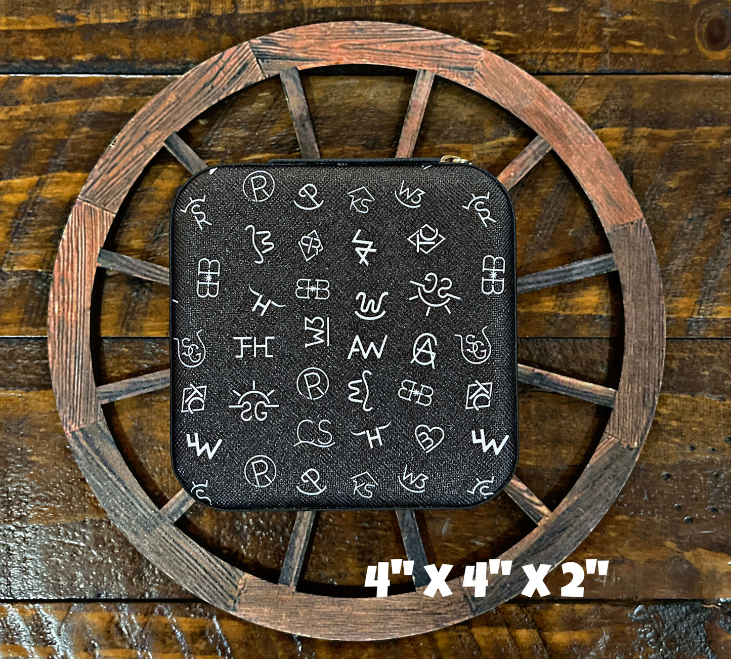 Western Print Small Jewelry Boxes