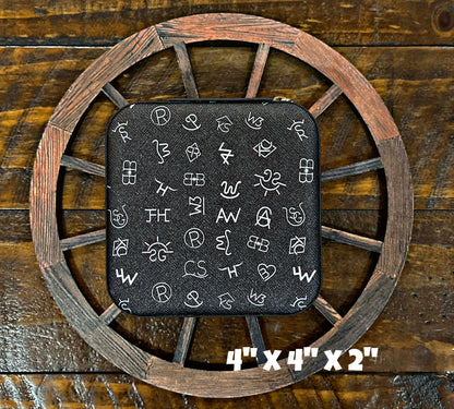 Western Print Small Jewelry Boxes