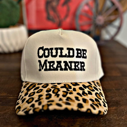“Could Be Meaner” Hat - Animal Print
