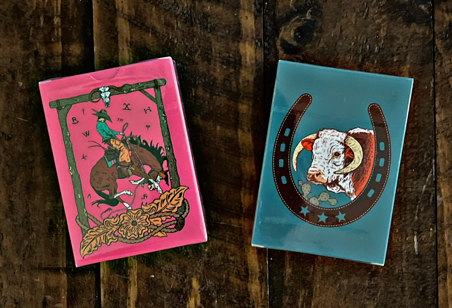 Western Print Playing Cards