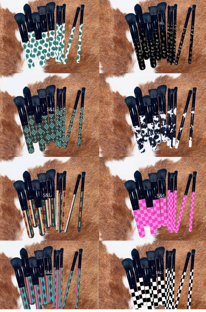 10 piece Makeup Brush Sets