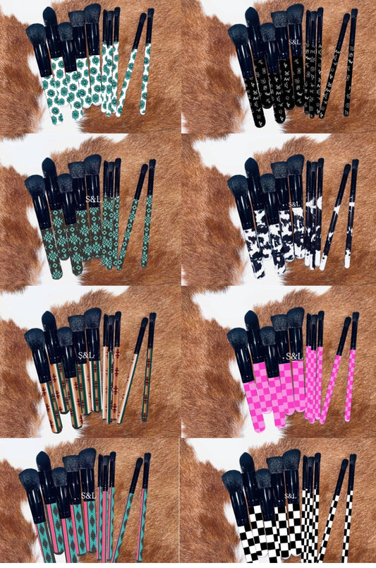 10 piece Makeup Brush Sets