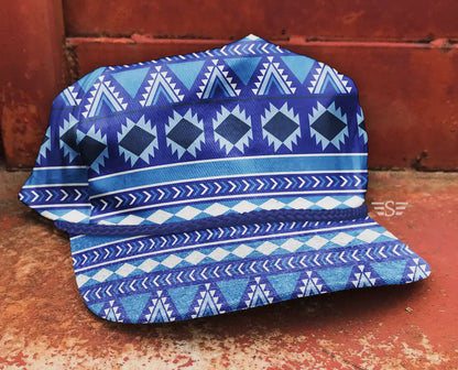 90s Retro Aztec Printed Grandpa Hats