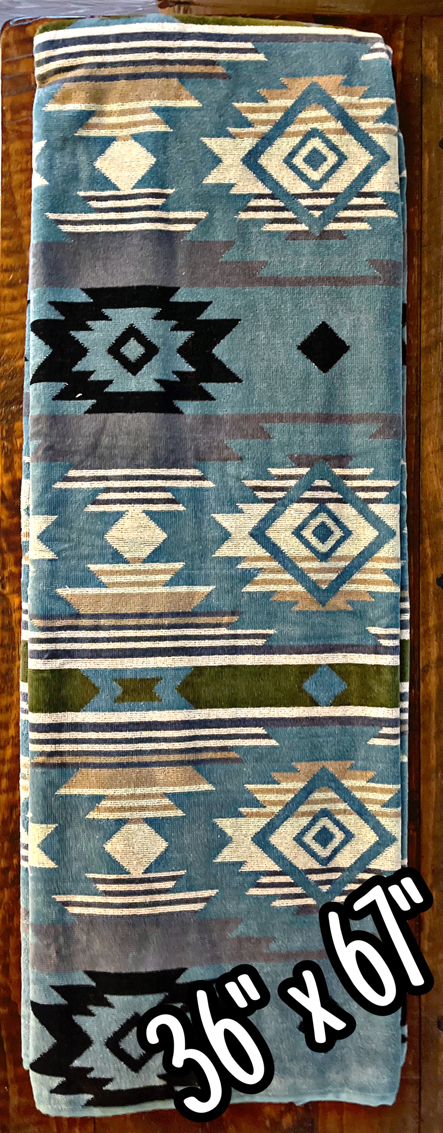 100% Cotton Southwest Print Towels