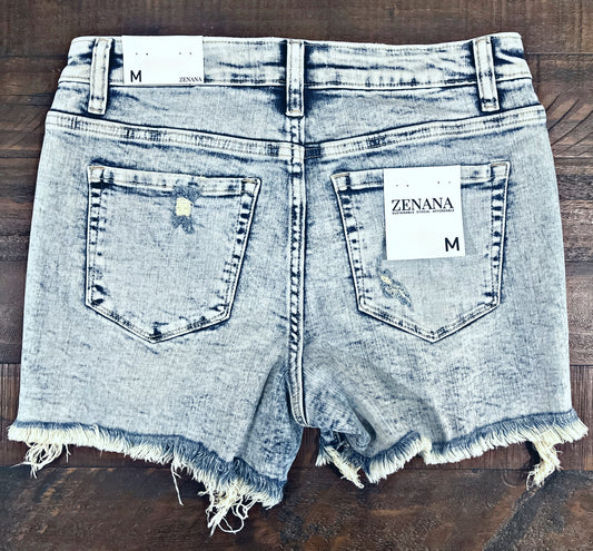 Acid Washed Shorts