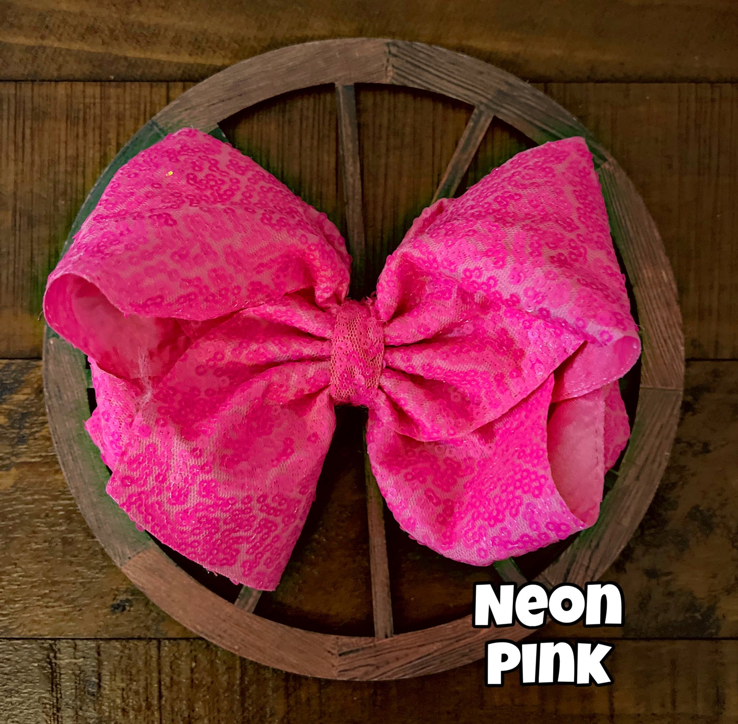 6.5” Double Layer Sequin Hair Bows