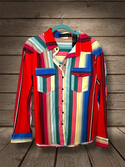 Serape Button Up
