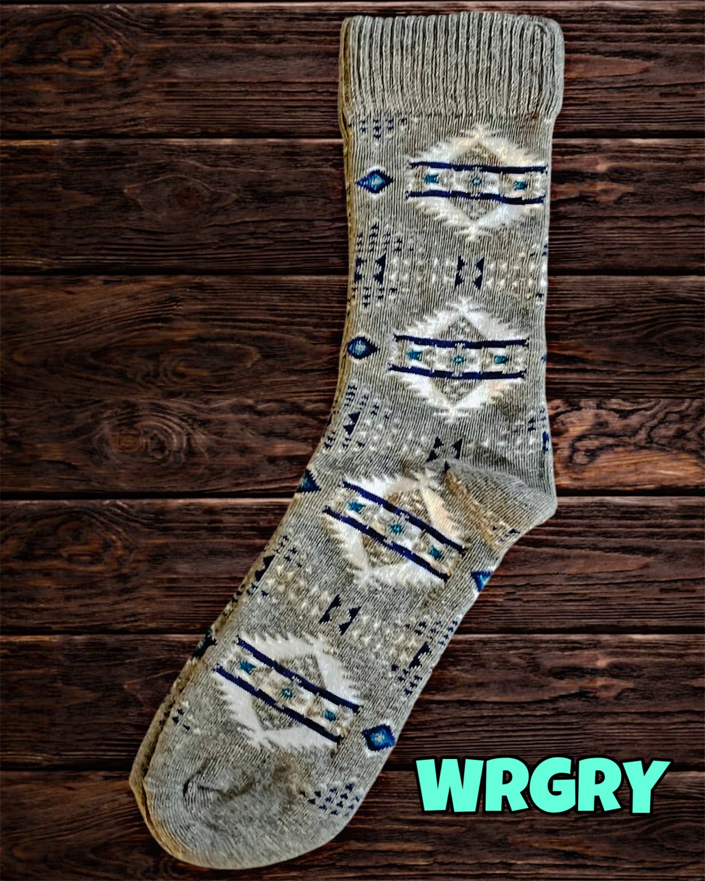 Western Print Socks