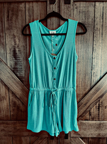 Teal Romper