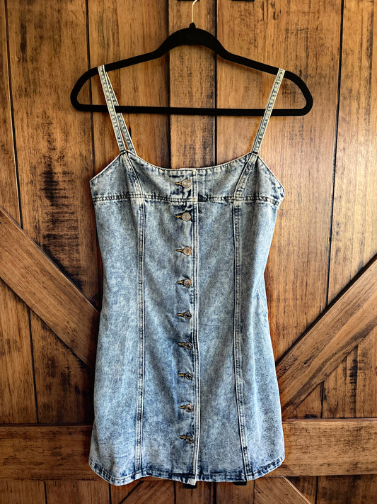 Light Wash Denim Dress