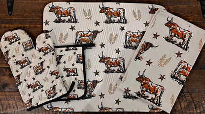 Western Print Kitchen Sets