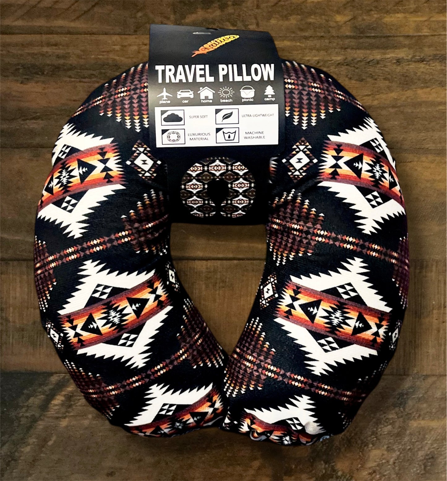 Aztec Print Travel Pillows