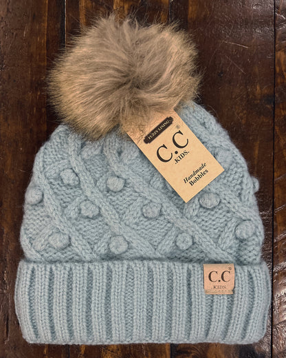 Kid’s C.C Beanies with Bobbles