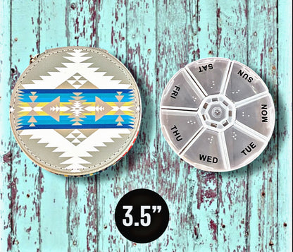 Southwest Print Pill Organizers