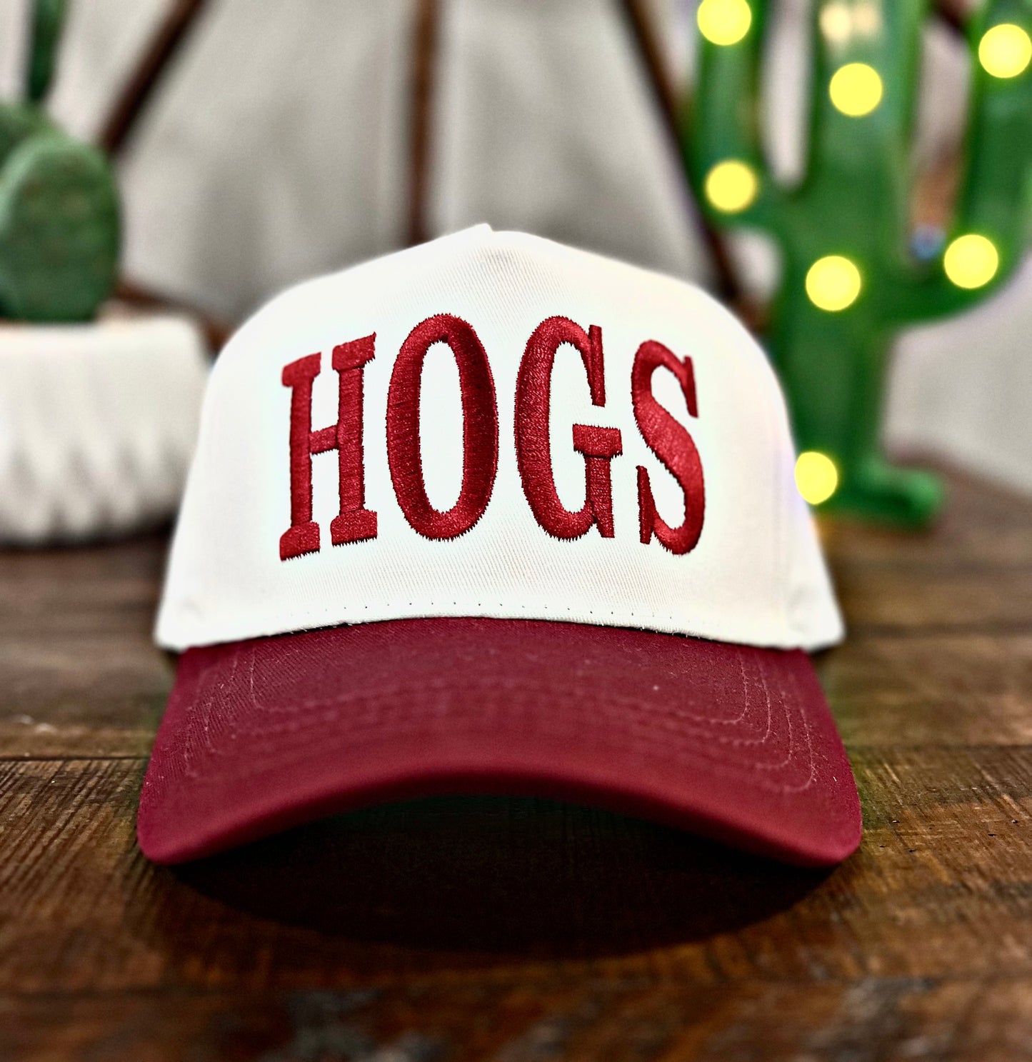 Game Day Embroidered Ball Caps - Hogs and Tigers