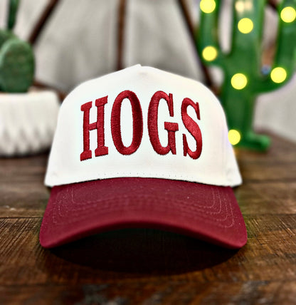 Game Day Embroidered Ball Caps - Hogs and Tigers