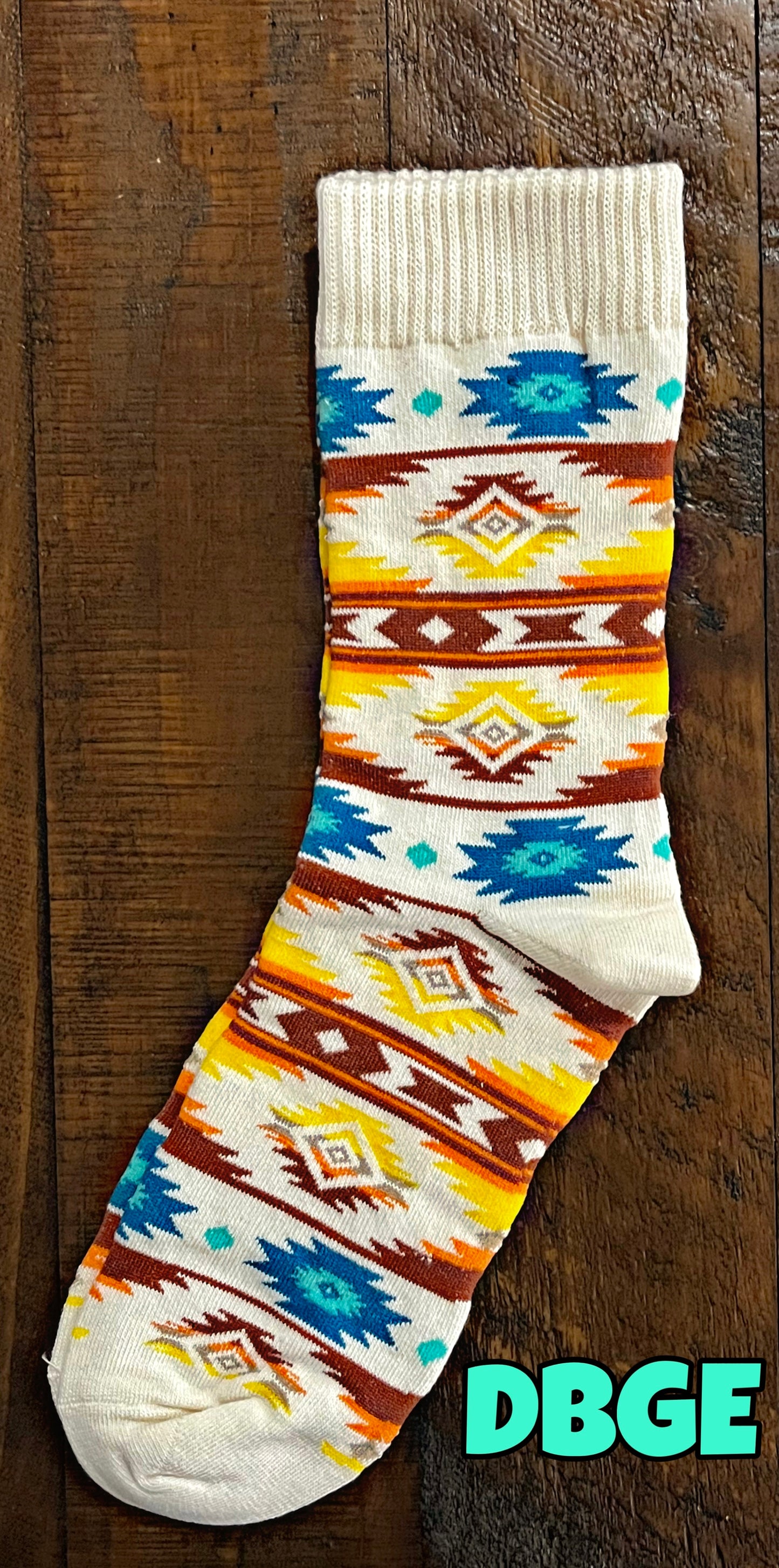 Western Print Socks